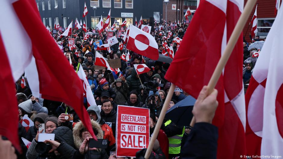 Tkstaniai Protestuoja Prie Jav Planus Sigyti Grenlandij