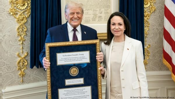 Venesuelos Opozicijos Lyder Machado Pristat Trumpui Nobelio Taikos Premij