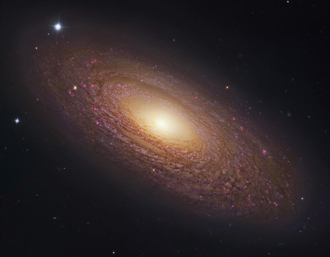 10464 Spiralės Galaktika Ngc 2841 Viena Iš Masyviausių žinomų Ga