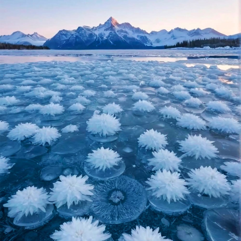 10467 Retas Gamtos Reiškinys Norvegijoje Ledo Gėlės