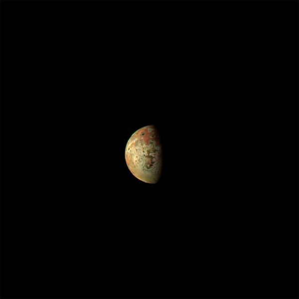 10474 Nasa Zondas Juno Užfiksavo Jupiterio Palydovą Io 2023 Metais