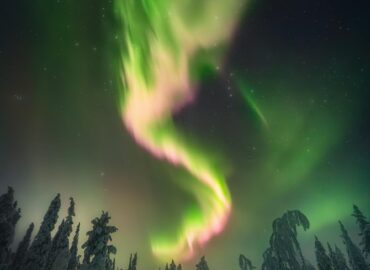 10476 Norvegijoje Užfiksuotas įspūdingas Poliarinis švytėjimas Pr