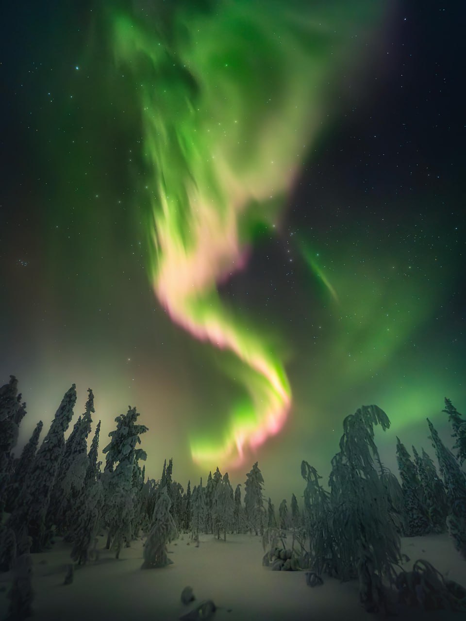 10476 Norvegijoje Užfiksuotas įspūdingas Poliarinis švytėjimas Pr