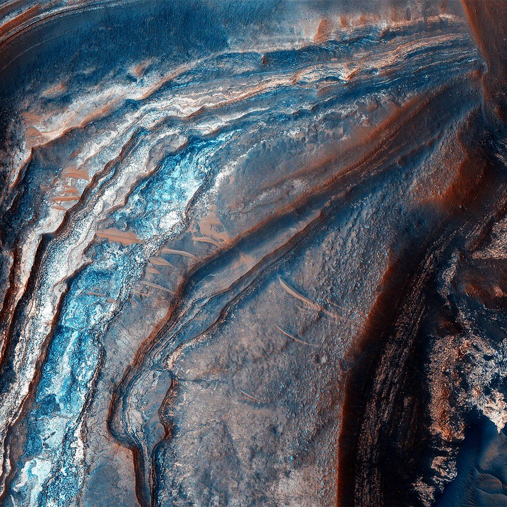 10478 Įspūdingos Nakties Labirinto Tekstūros Vakarų Marinerio Slėn