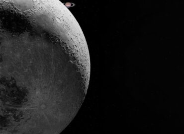 10482 Saturno Ir Mėnulio Konjunkcija įspūdinga Dangaus Stebėjimo 