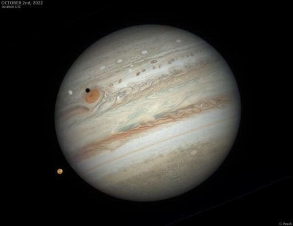 10554 Jupiteris Ir Jo Palydovas Ijo Nufotografuoti Iš Žemės