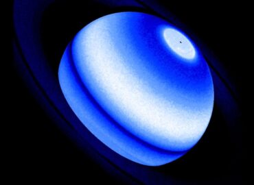 10565 Saturno Vaizdas Ultravioletinėje šviesoje Užfiksuotas Hubble