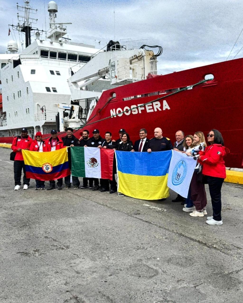 10914 Ukrainos Ledlaužis Noosfera Priims Pirmąją Meksikos Antark