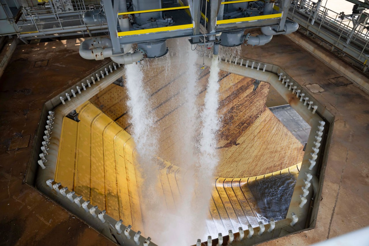 10970 Nasa Stennis Centre Išbandyta Nauja Sls Raketos Aušinimo Sis