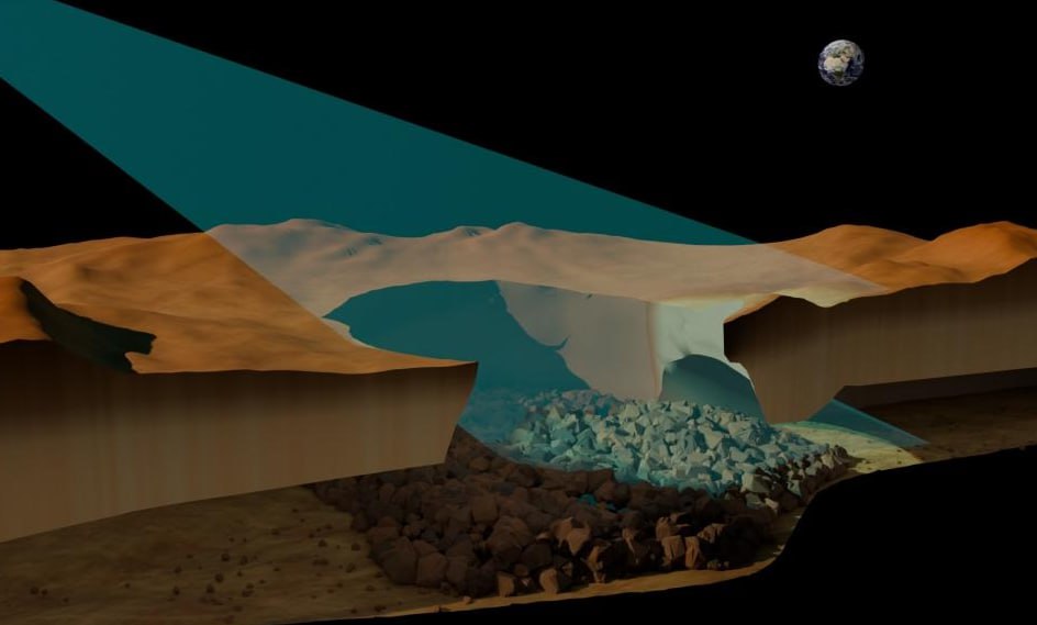 1322 Veneroje Aptikta Milžiniška Lavos Vamzdžio Struktūra