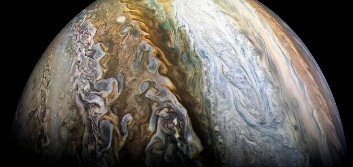 16016 Nasa Juno Zondas Užfiksavo Jupiterio Pietų Pusiaujo Atmosf