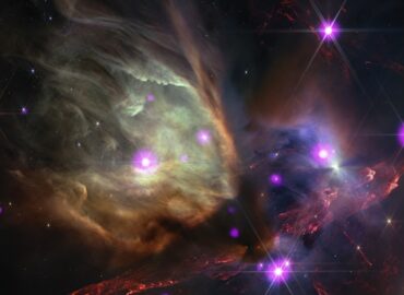 16066 Molekulinis Rho Ophiuchi Debesys James Webb Ir Chandra Tele