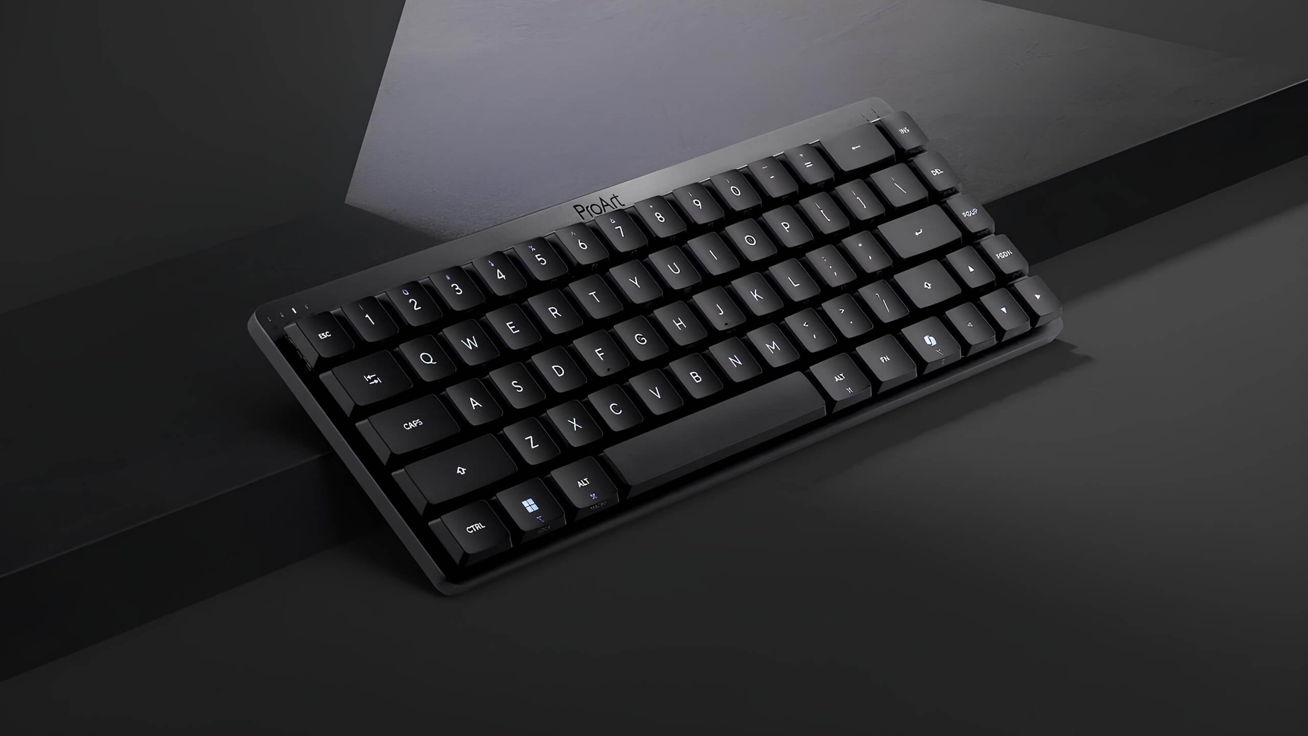 20332 Asus Pristatė Naują Proart Kd300 Klaviatūrą Kūrėjams Ir Biur