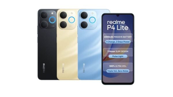 Realme P4 Lite 4G išleistas Indijoje su stilingu dizainu ir galingu akumuliatoriumi