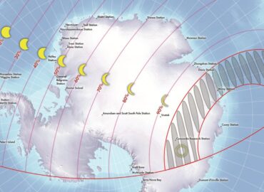 2296 Žiedinis Saulės Užtemimas Stebėjimas Galimas Tik Iš Antarkt