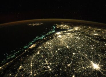 2303 Žalias švytėjimas Virš Indijos Pakrantės Užfiksuotas Iš Kosm