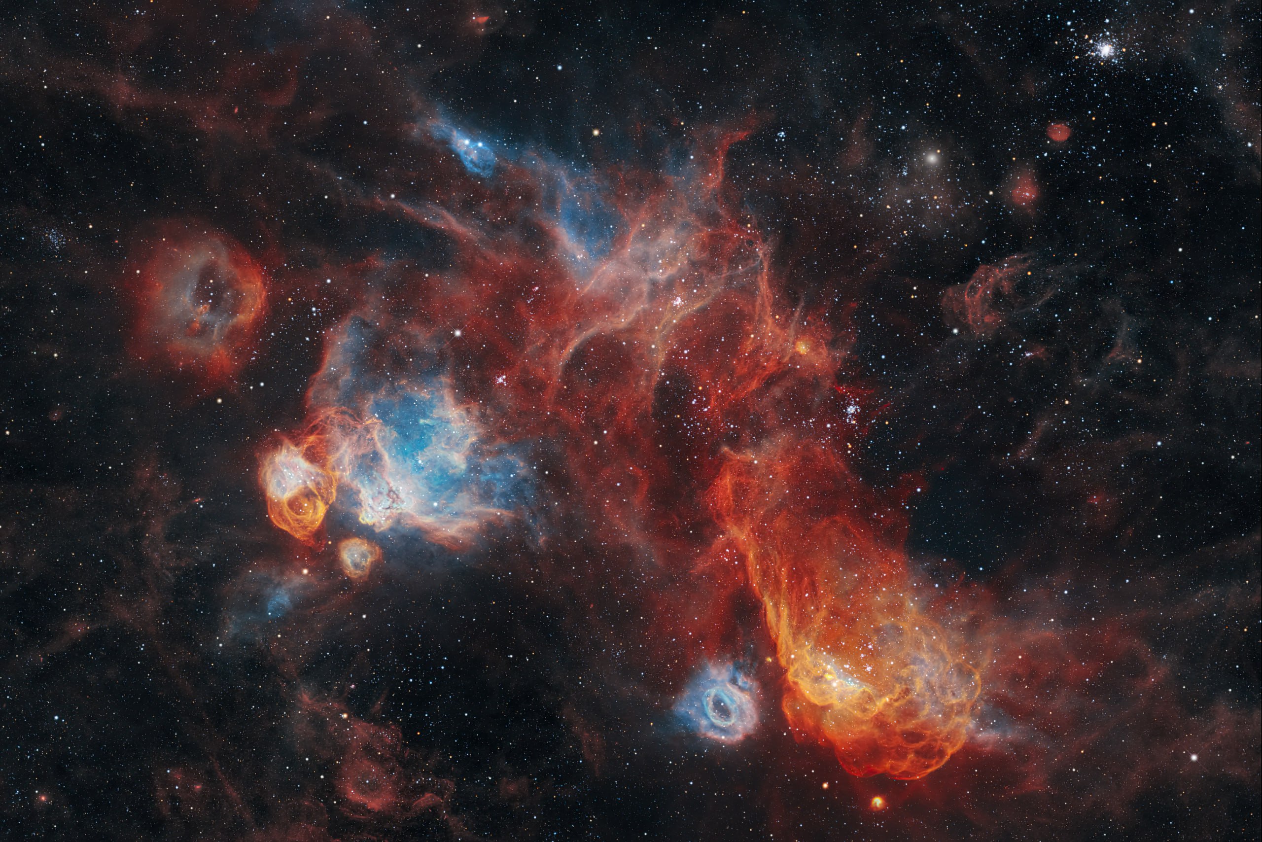 3169 Didysis Magelano Debesis Ryškios Kosmoso Tamsos Ir Jų Ypatu