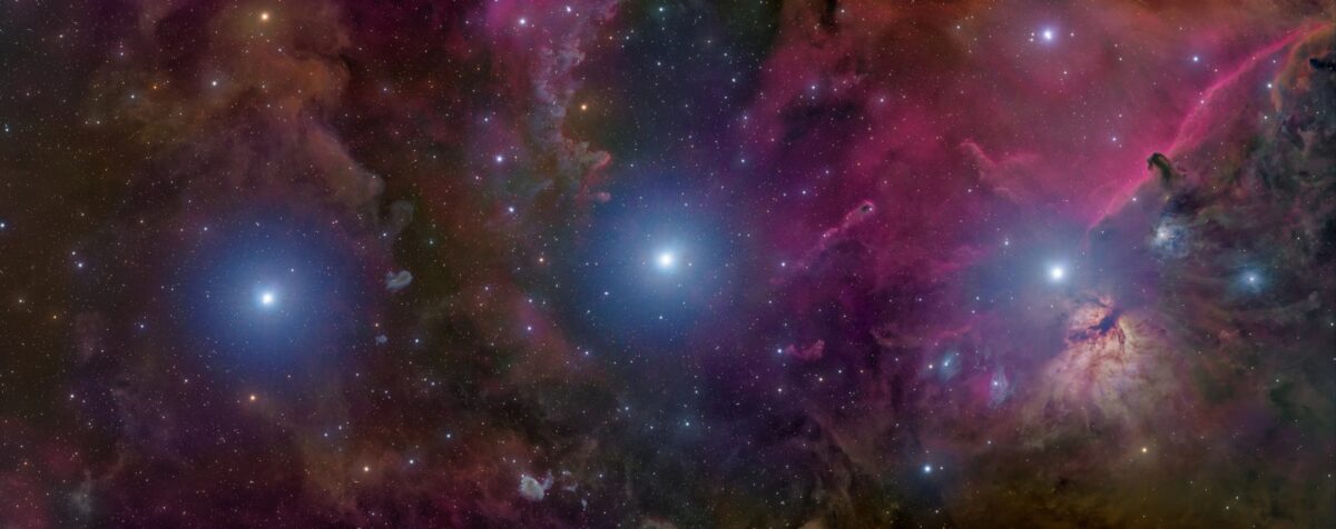 3170 Oriono Juostos žvaigždės Mintaka Alnilamas Ir Alnitakas