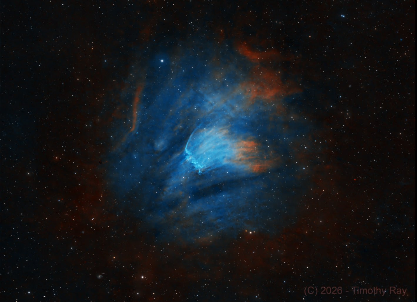 3171 Alves 2 ūkas Paslaptingas Objektas Vėžėjo žvaigždyne