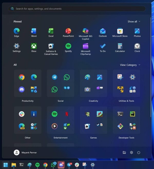 6595 Windows 11 Meniu Start Dizainas Tapo Panašesnis į Ios