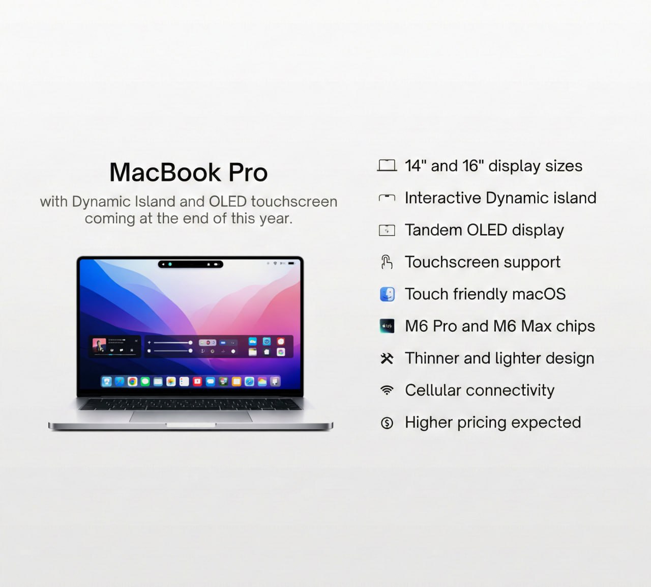 6696 Nauji Macbook Pro Su Jutikliniais Ekranais Ir Pažangiais M6