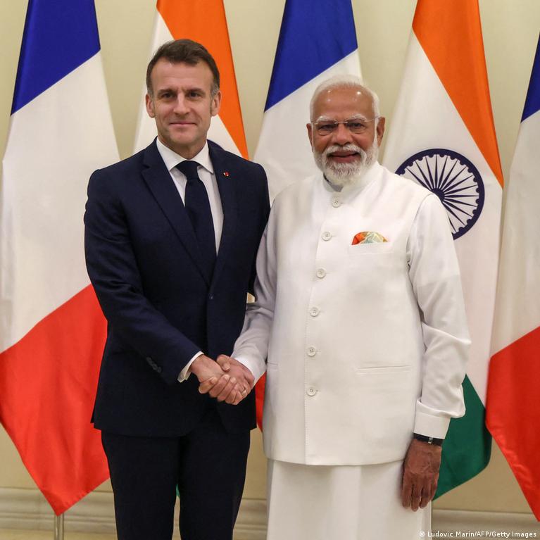 Emmanuel Macron Indijoje Siekia Sustiprinti Rafale Sandor Ir Ai Bendradarbiavim