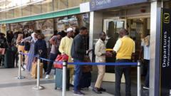 Kenijoje Vykstantis Streikas Sutrikd Skrydius Tarptautiniame Oro Uoste