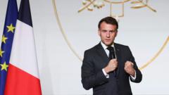 Pranczijos Prezidentas Macronas Ragina Europ Veikti Kaip Pasaulin Galia