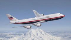 Prezidentinis Lktuvas Air Force One Bus Perdaytas Naujomis Spalvomis