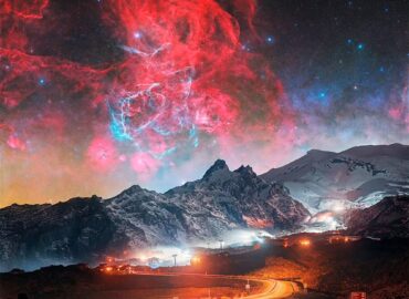 10594 Tumanystė Gama įspūdingas Reginys Virš Slidinėjimo Kurorto 