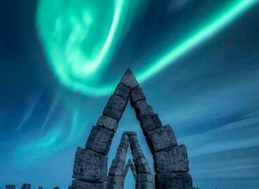 10616 Islandijoje Esantis Arctic Henge Modernus Paminklas Skandi