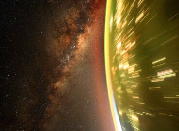 10633 Paukščių Takas Iš Tarptautinės Kosminės Stoties įspūdingas