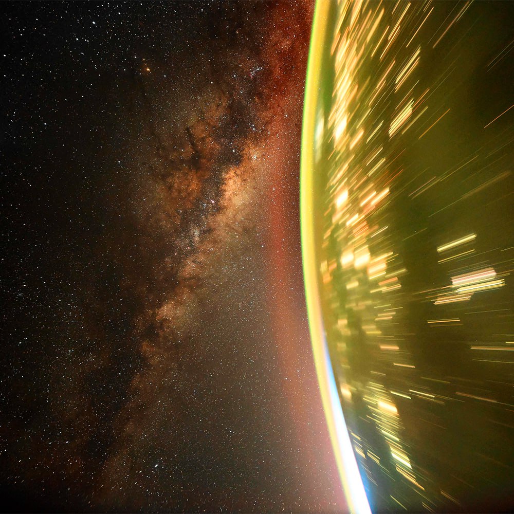 Paukščių Takas iš Tarptautinės kosminės stoties: įspūdingas vaizdas 10633 Paukščių Takas Iš Tarptautinės Kosminės Stoties įspūdingas