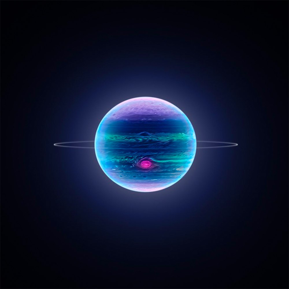 Astrofotografas pristatė įspūdingą Jupiterio nuotrauką pseudo-infraraudonųjų spindulių spalvomis 10651 Astrofotografas Pristatė įspūdingą Jupiterio Nuotrauką Pseud