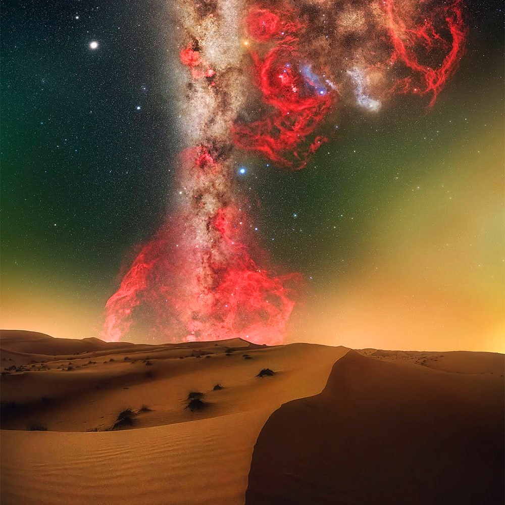 10655 Tūkstančių šviesmečių Atstumu Tamsi Tumanstis Virš Abu Dabi