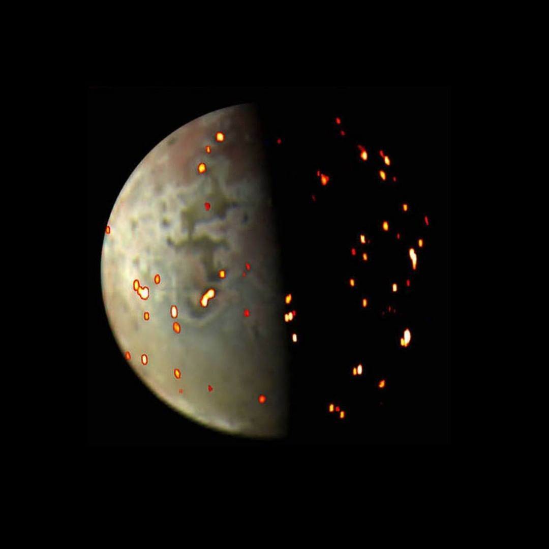 Juno misija stebėjo Jupiterio palydovą Ijo ir užfiksavo karštas vietas