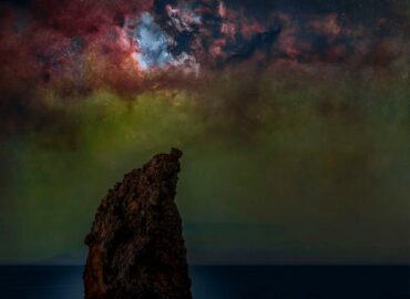 10701 Naktinis Peizažas Melani Paplūdimyje Peliono Kalno Pietryči