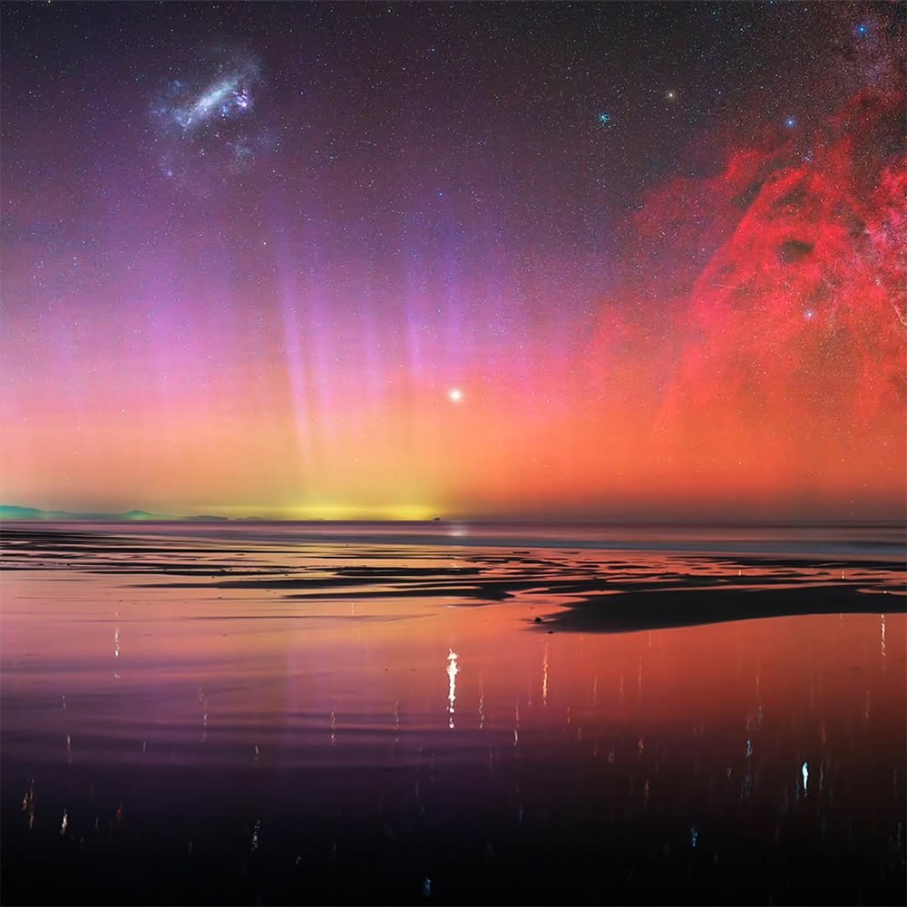 10705 Poliarinė Pašvaistė Gama ūkas Ir Didysis Magelano Debesis V