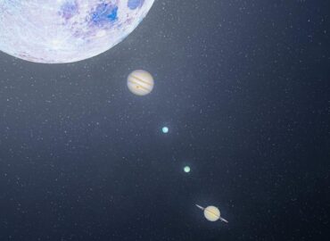 16165 Kosminis Spektaklis šešių Planetų Paradas Danguje 2026 M V