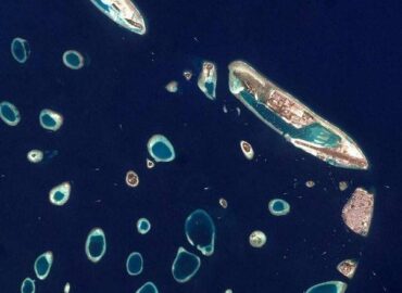 16255 Maldivų Sostinė Malė Iš Kosmoso Tankiai Užstatytas Miestas