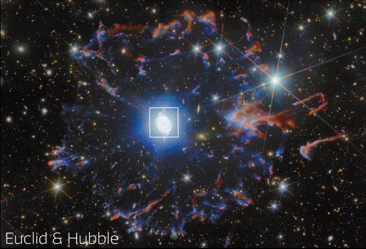 3192 Hablo Ir Euklido Teleskopai Atskleidė įspūdingą Kačių Akies