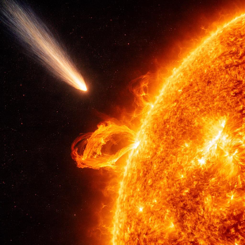 3199 Kometa C2026 A1 Maps Nepateks į Saulę Klaidingos Prognoz