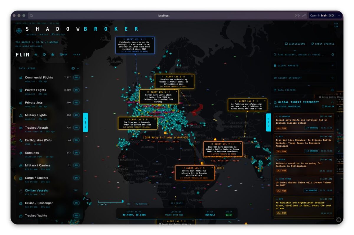 6846 Shadowbroker Nauja Platforma Globaliam Stebėjimui