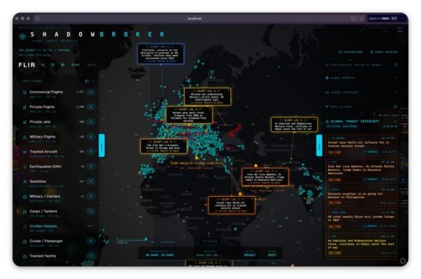 6846 Shadowbroker Nauja Platforma Globaliam Stebėjimui