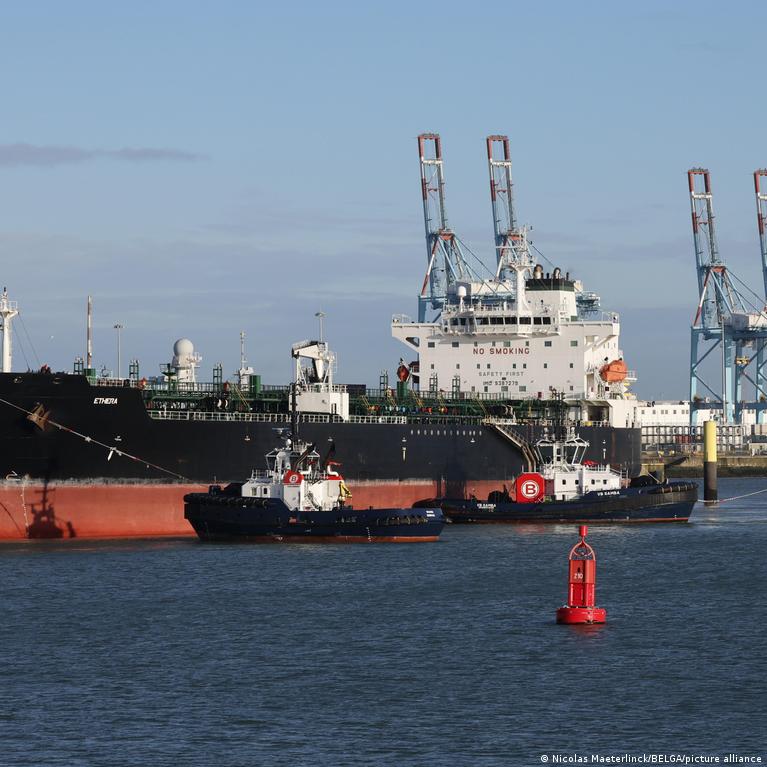 Belgija Sulaik Tariam Rusijos Elinio Laivyno Tanklaiv