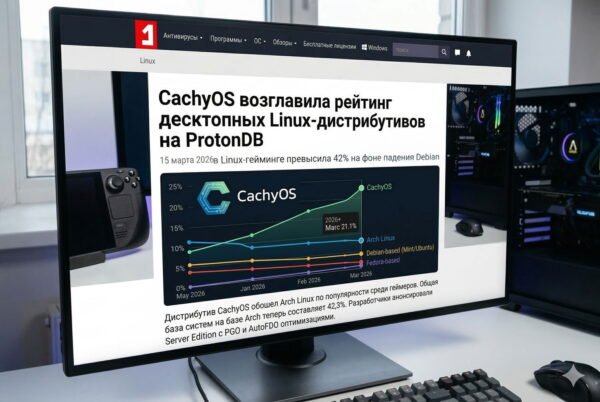 Cachyos Pirmauja Tarp Linux Distribucij Pagal Protondb Reiting