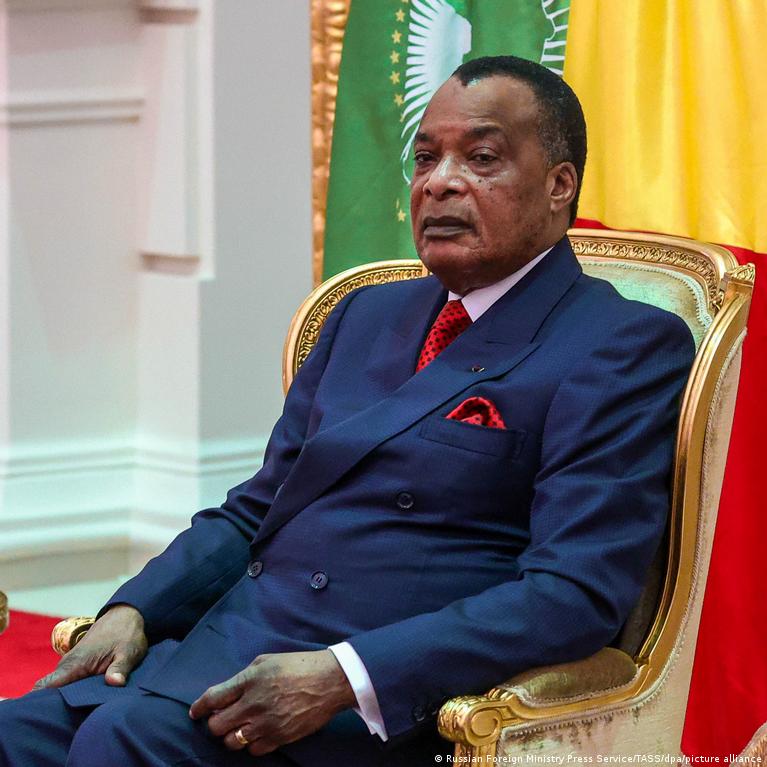 Denis Sassou Nguesso Laimi Kongo Brazavilio Prezidento Rinkimus
