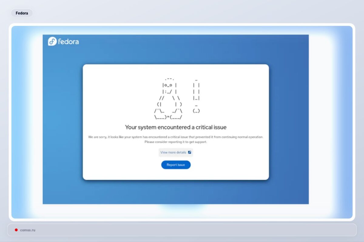 Fedora 45 įdiegs naują internetinę sąsają Linux branduolio panikos ekranui Fedora 45 Diegs Nauj Internetin Ssaj Linux Branduolio Panikos Ekranui
