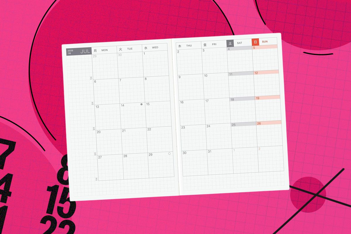 Geriausi 2026 Met Planuotojai Roterunner Hobonichi Cloth Paper