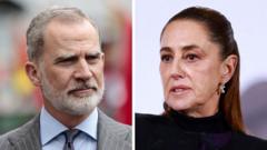 Ispanijos Karalius Pripaino Piktnaudiavim Per Meksikos Ukariavim